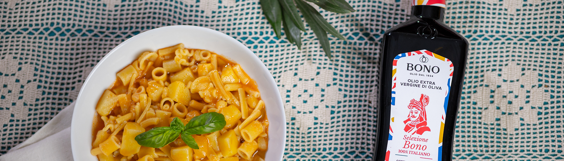 Pasta con patate e Olio Selezione Bono